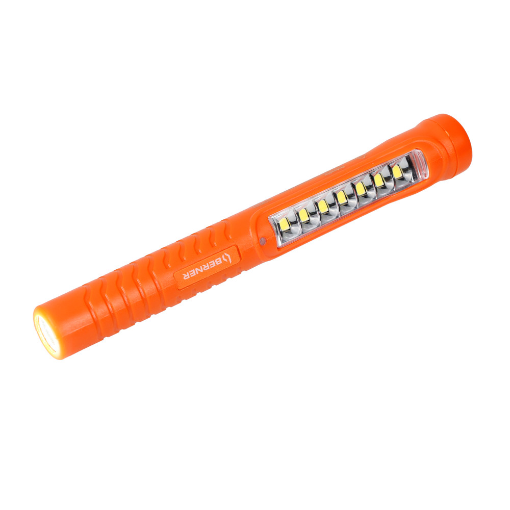 Berner LED Taschenlampe Pen Light 7+1 Micro USB 200559
