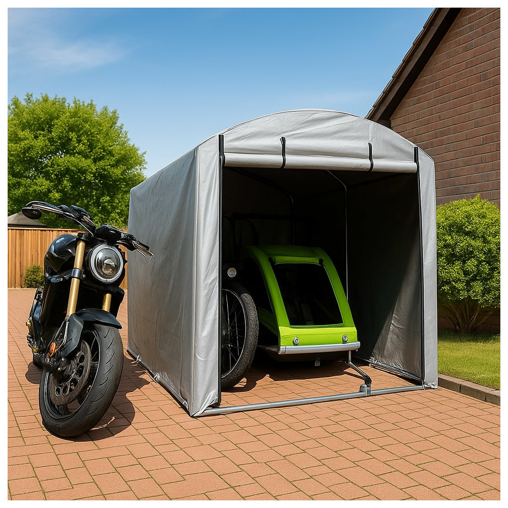 Zelt, Garage, Drinnen, Motorrad, Fahrzeug