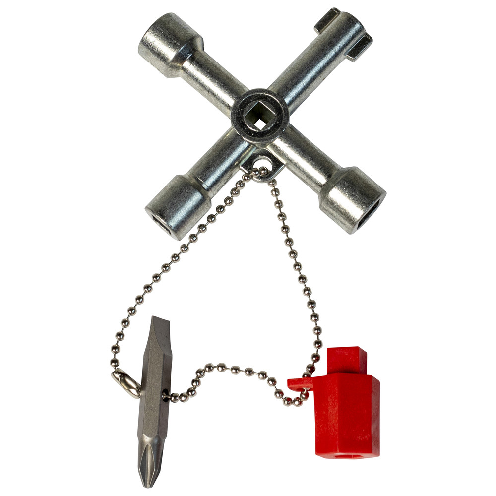 Türfallen-Öffnungsnadelset, 3-teilig auf Schlüsselring