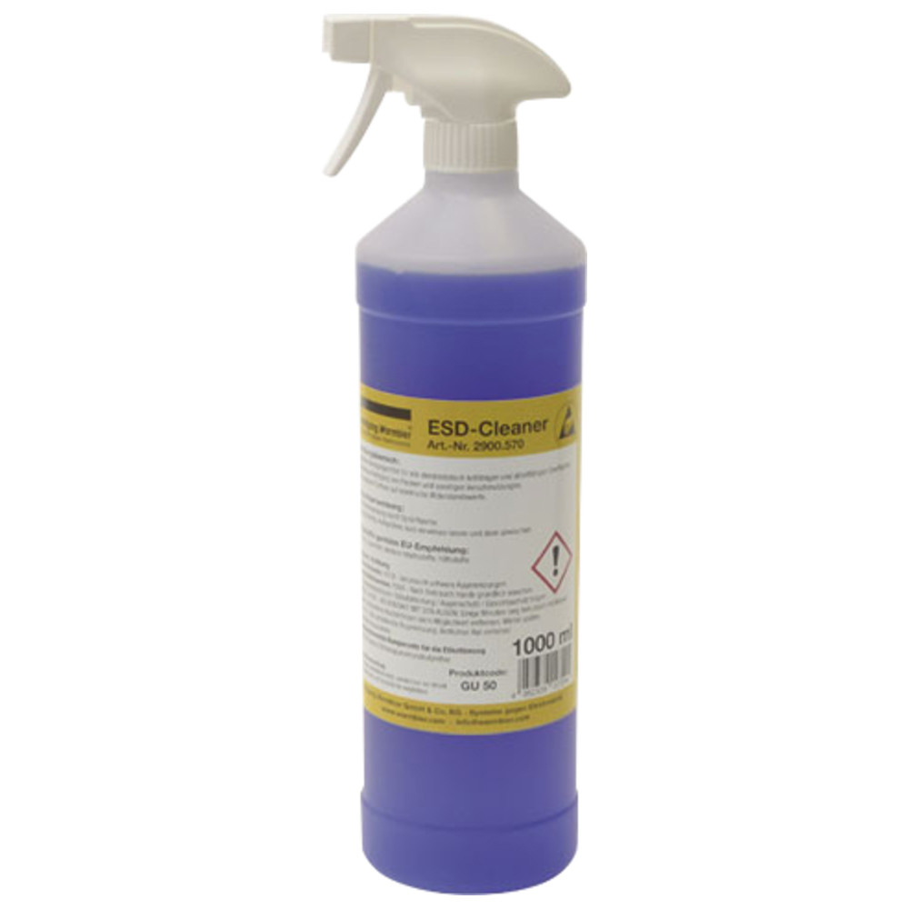 Warmbier Cleaner, ESD, 1 l, Spray bottle