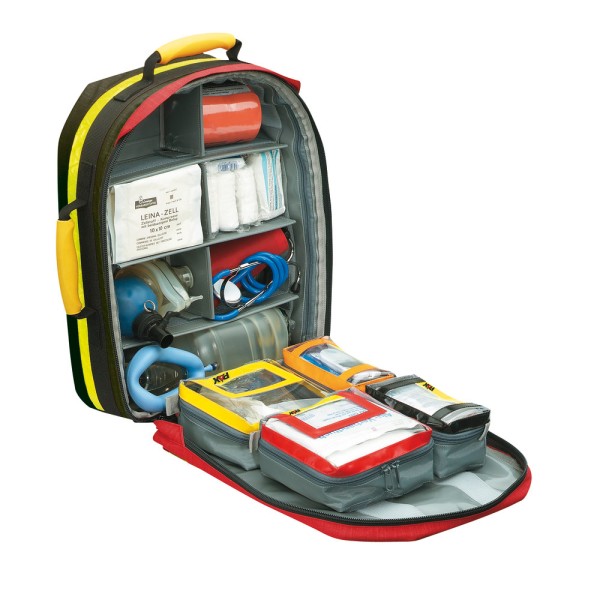 Feuerwehr-Verbandskasten LF HLF PAX Notfallrucksack SEG gefüllt DIN DIN 14142 