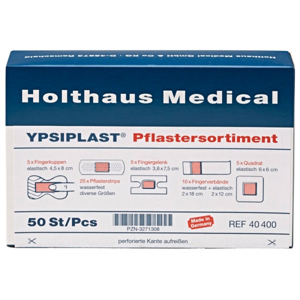 Holthaus Medical Pflastersortiment 40400, 50-teilig, 8 Sorten