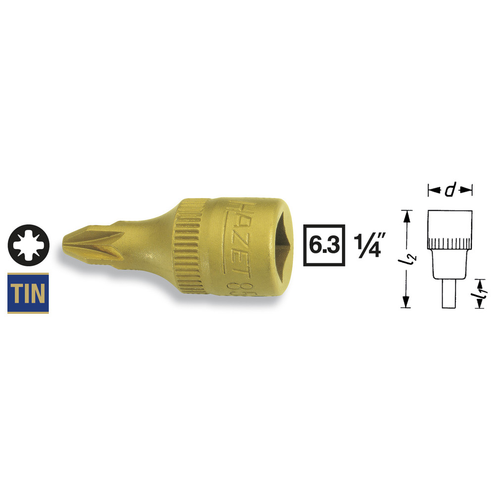 Hazet Schraubendreher Steckschl Sseleinsatz Pz D Nges