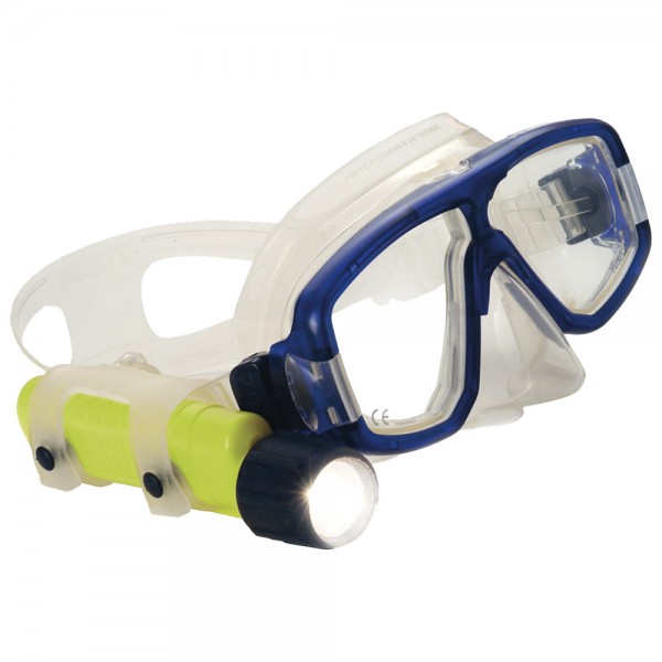 UK Lampenhalter für Taucherbrille blau-transparent